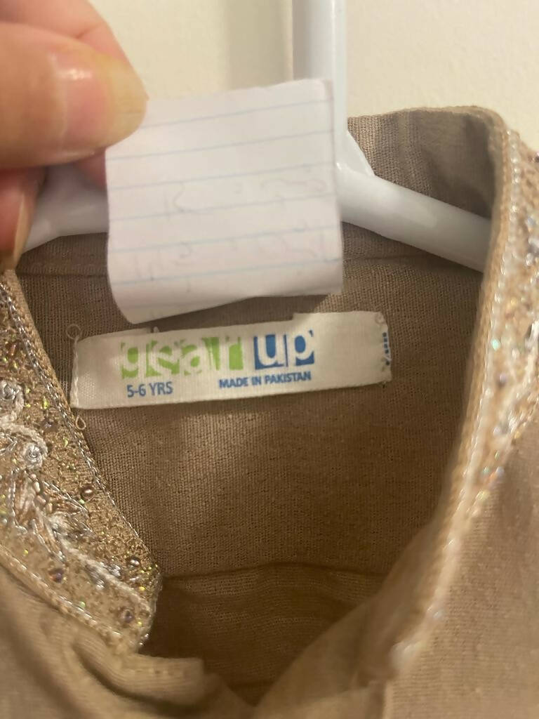 Brown Kurta (5-6 years) | Boys Shalwar Kameez | Preloved