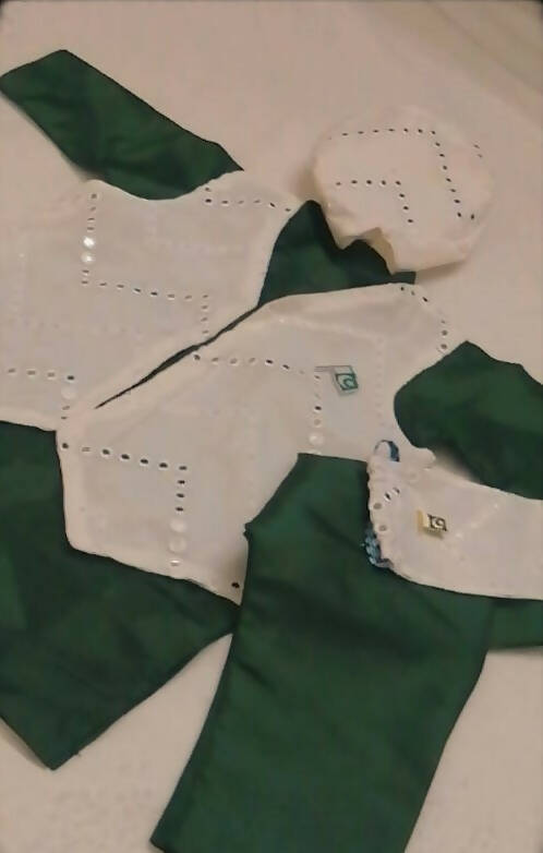 Independence day Kids Shalwar kameez | Kids | Boys Shalwar Kameez | 1 Yr | Worn Once