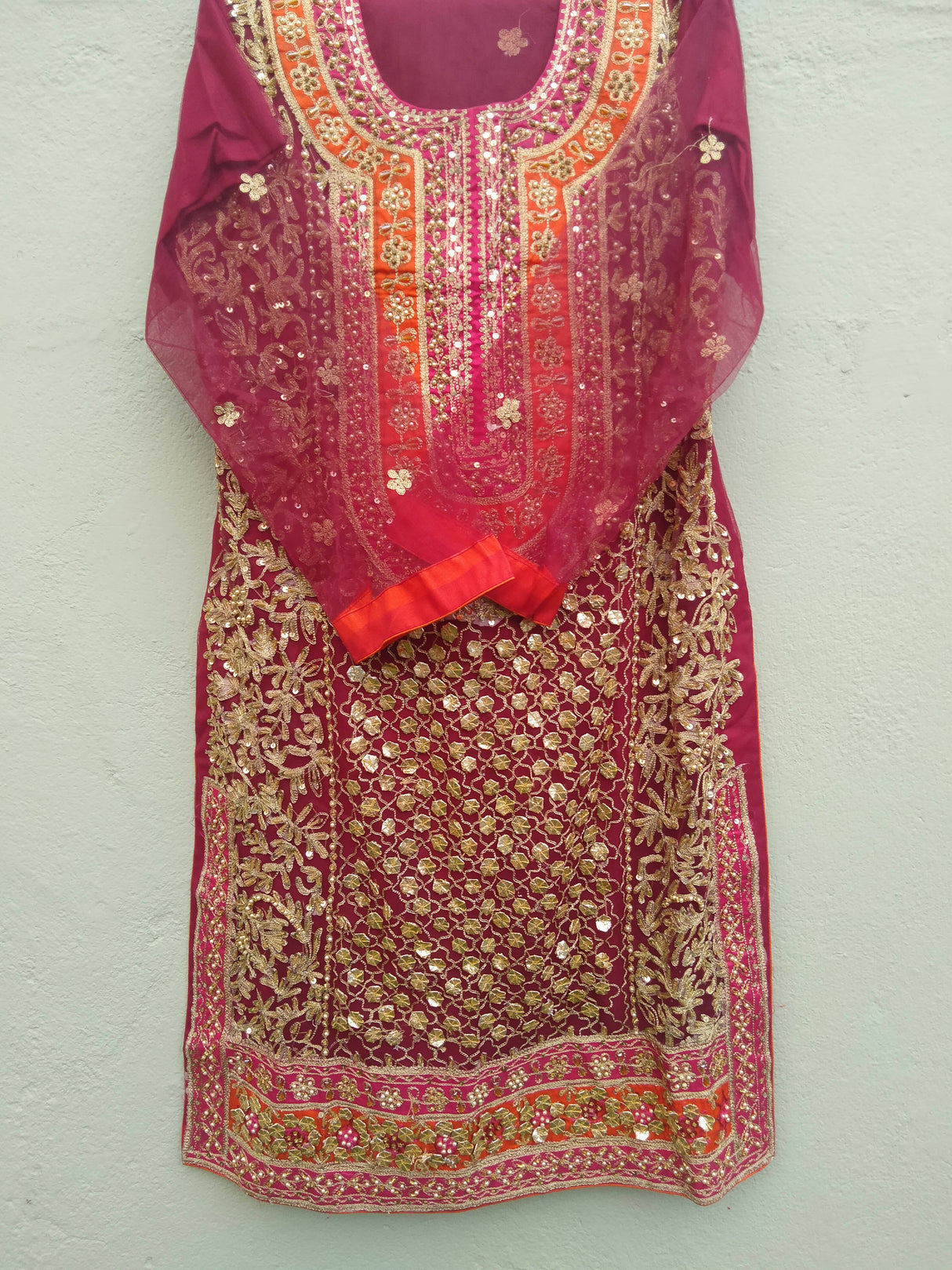 Maroon Suit | Women Locally Made Formals | Medium | New