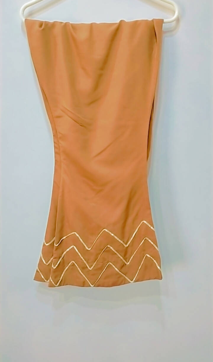 Fully embroidered brown tale frock | Women Frocks & Maxis | Medium | Worn Once