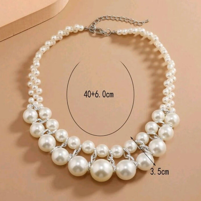 SHEIN | Faux Pearl Decor Necklace | Women Jewelry | Brand New