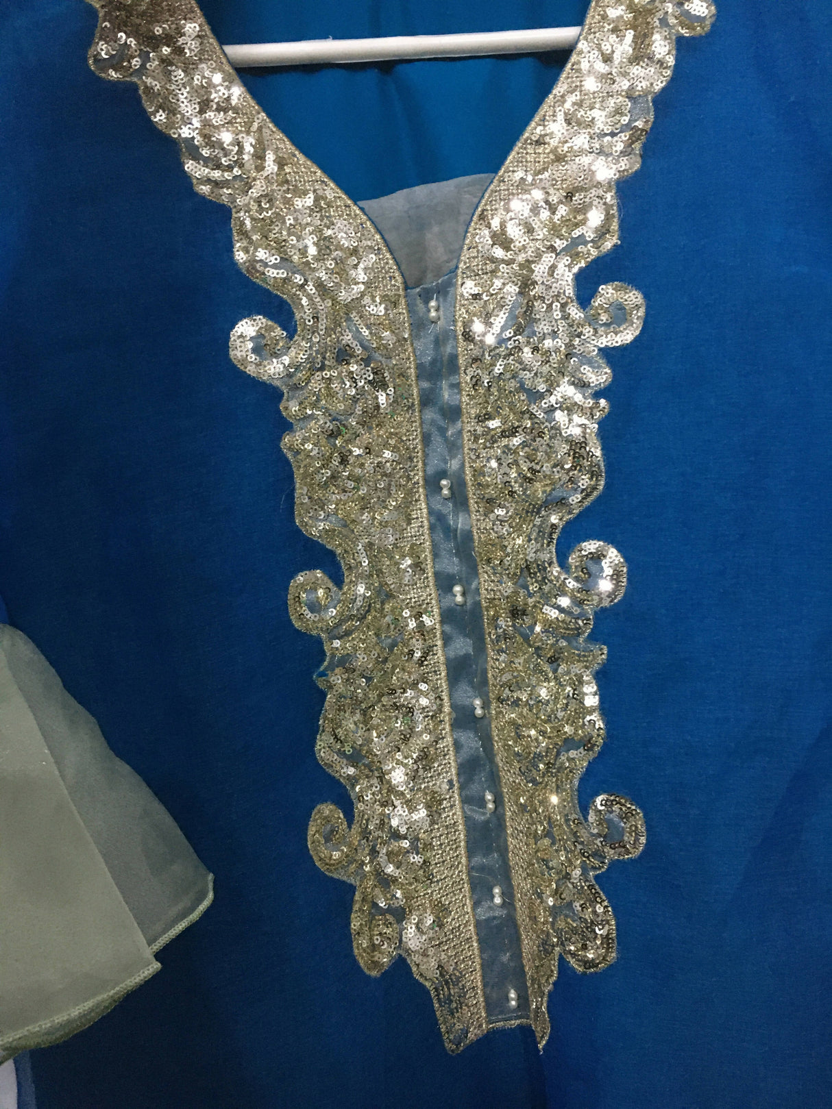 Libas | Blue embroidery Kurta | Women Branded Kurta | Medium | New