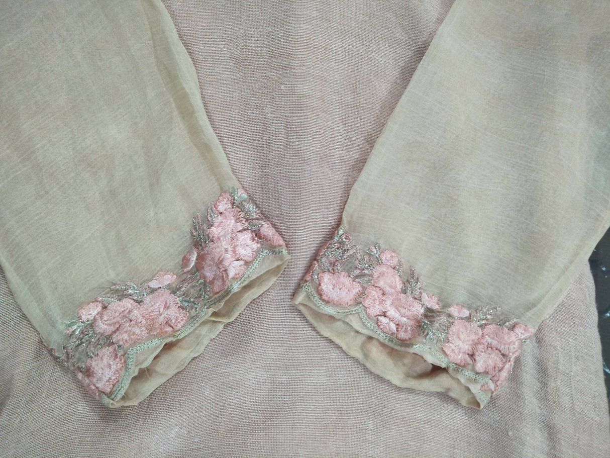 Agha Noor | Beige Formal Kurta | Women Branded Formals | Small | New