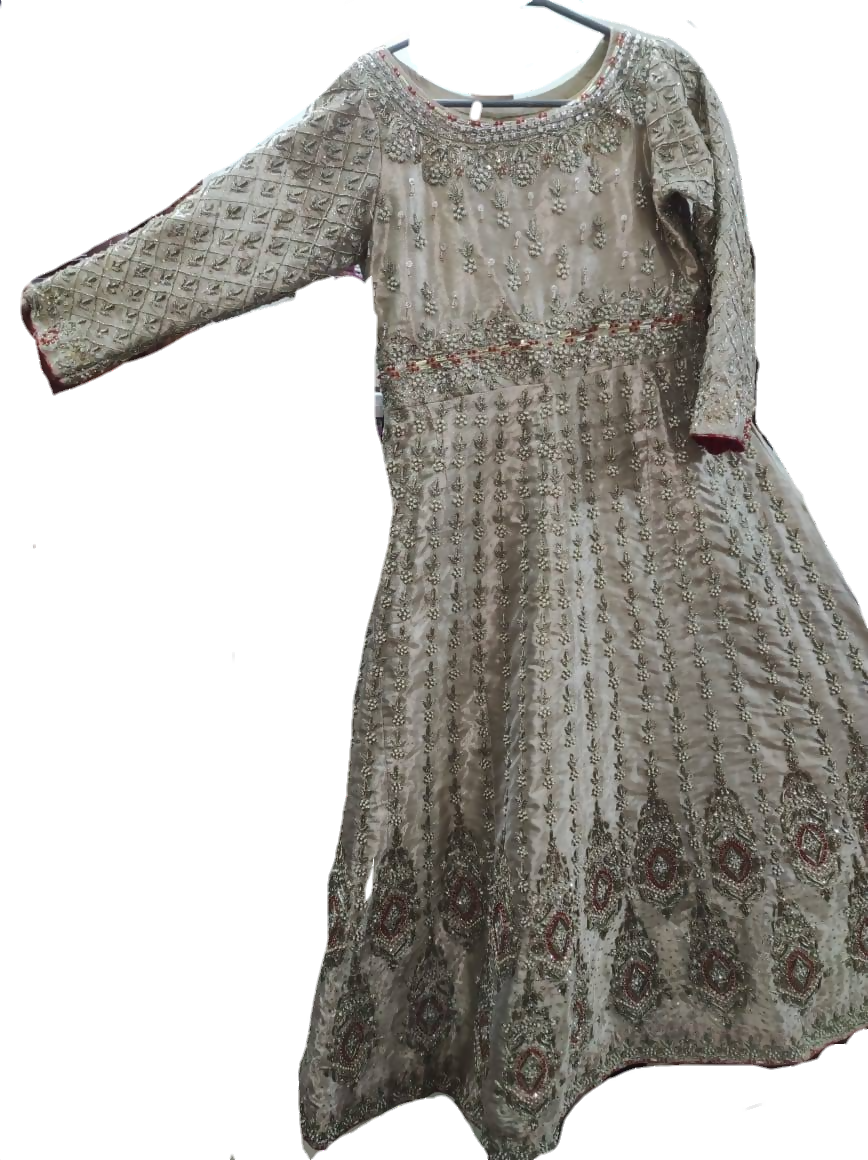 Bridal Fancy Organza Maxi | Women Bridals | Medium | Worn Once