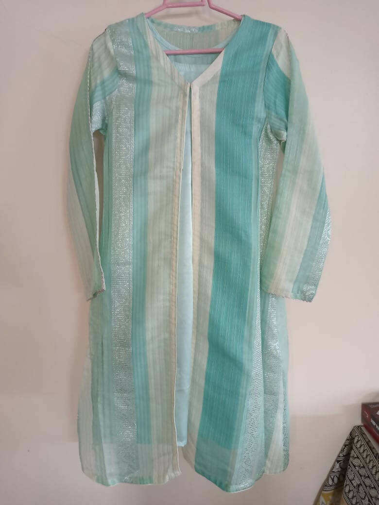 فیروزی کوٹ 2 پی سی (سائز: ایس) | خواتین کے کرتہ | نئی