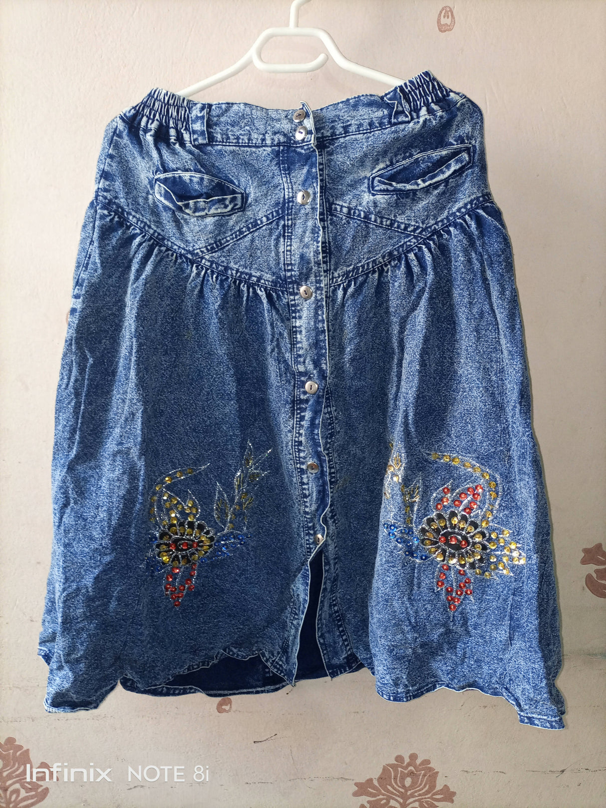 Jeans skirt for girls | Girls Skirts & Dresses | Size: 7 to 10 years | Worn Once