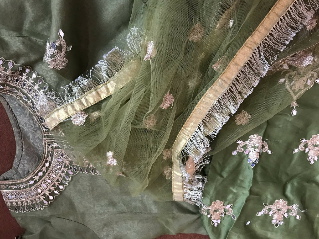 3 piece green formal Suit | Women Locally Made Formals | Preloved