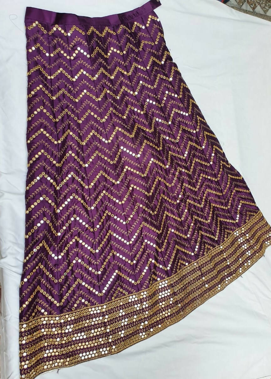 Purple & Golden lehnga | Women Locally Made Formals | Medium | Worn Once