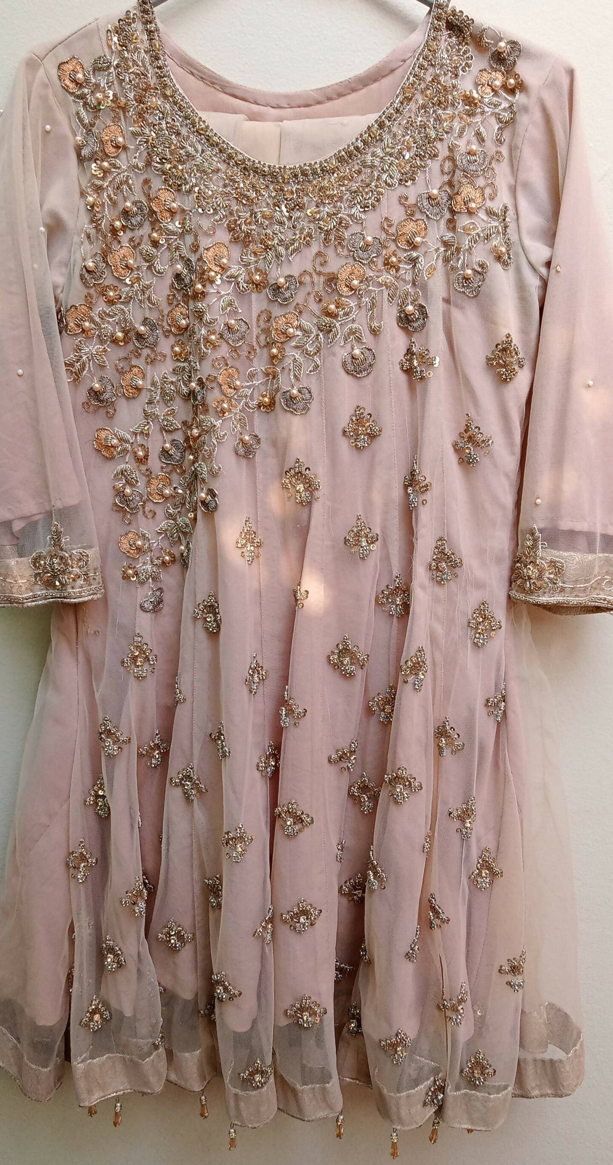 Tea Pink 3 Piece Frok | Women Locally Made Formals | Small | Preloved