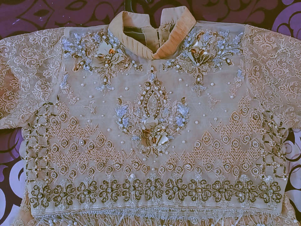 Panache by Mona Embroidery | Women Frocks & Maxis | Medium | Worn Once