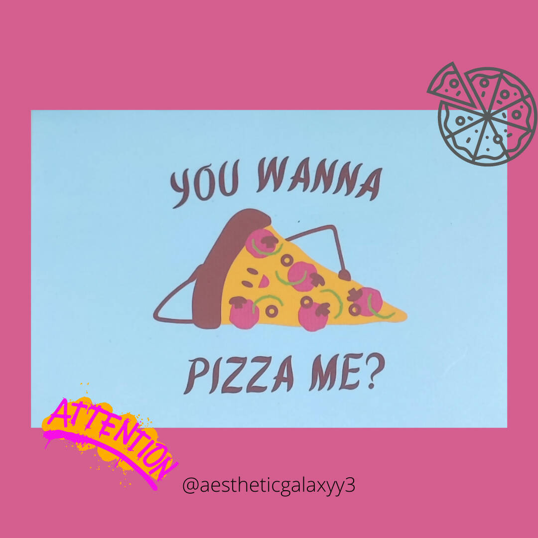 You wanna pizza me greeting card | For Your Home | Women Academics/Schoolbooks | New