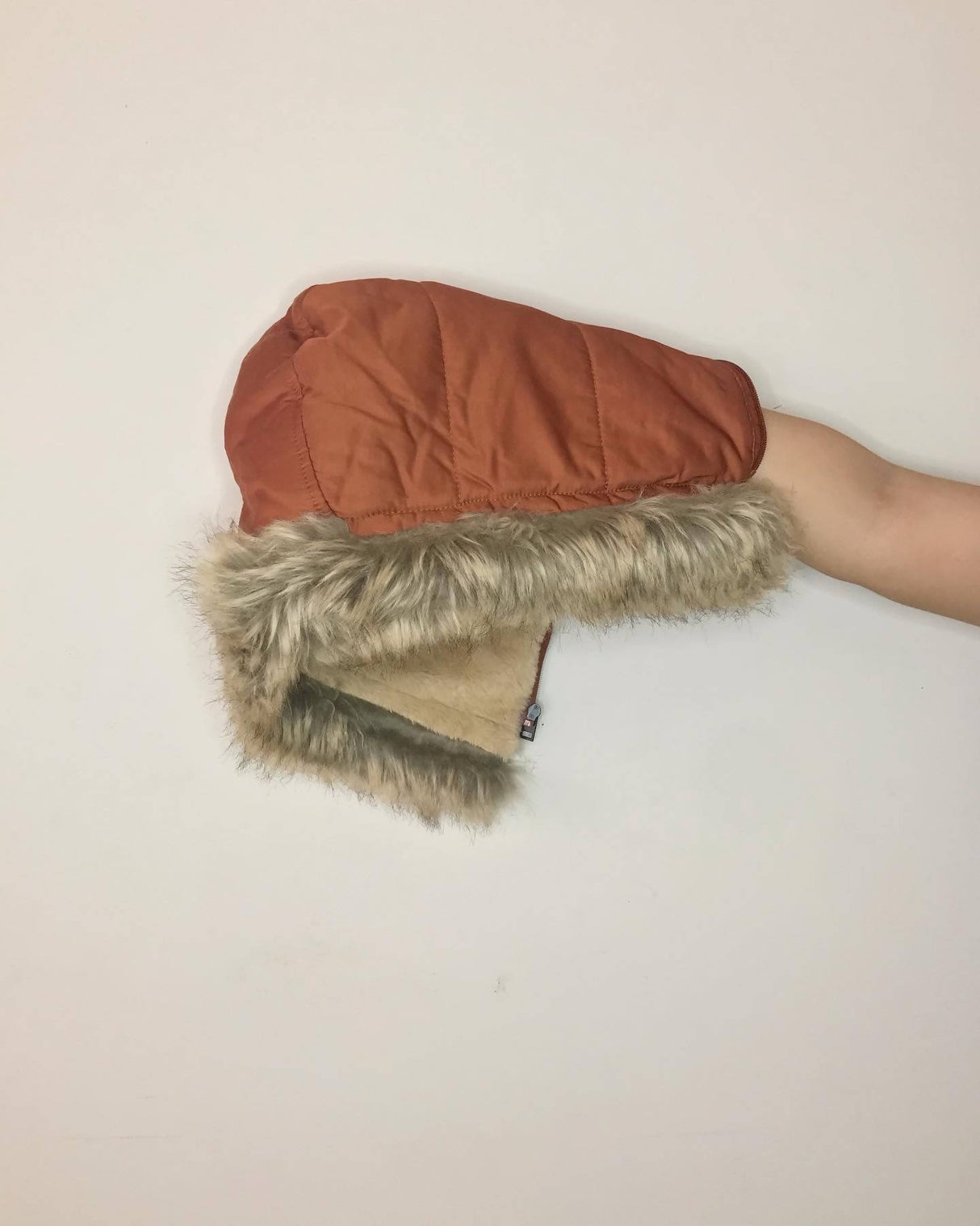 Mudo Turkey | Rust Winter Zip-front Detachable Hooded Coat Multi-Pocket Parka | Women Sweaters & Jackets | Samll to Medium | Worn Once