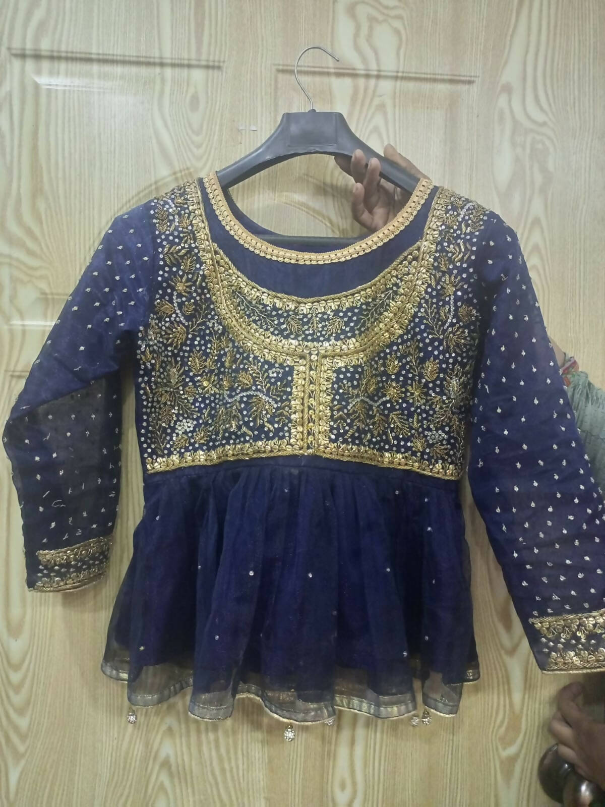 Sharara Hand Embroidery 3 PC| Women Locally Made Formals | Medium | Worn Once