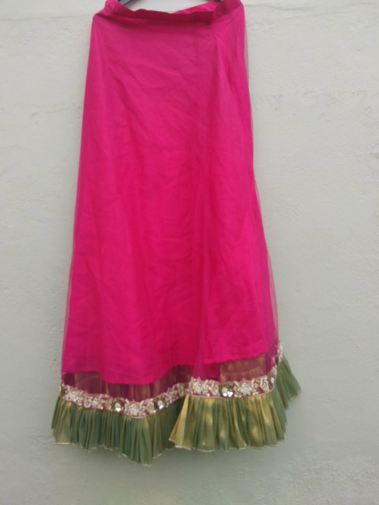 Orange peplum with pink lehnga | Women Locally Made Formals | Medium | New