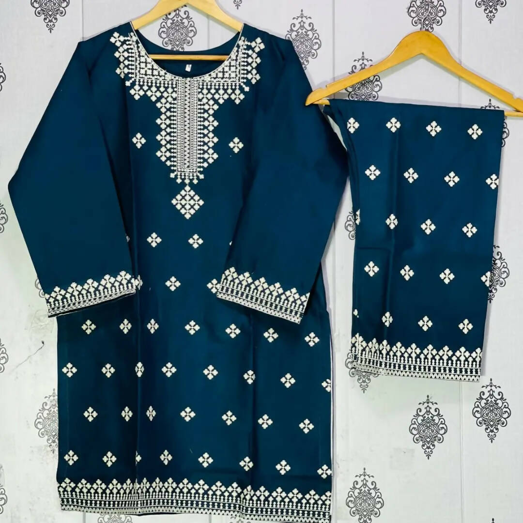 Doria | Cotton 2 pcs Suit | Women Branded Kurta | Medium | New