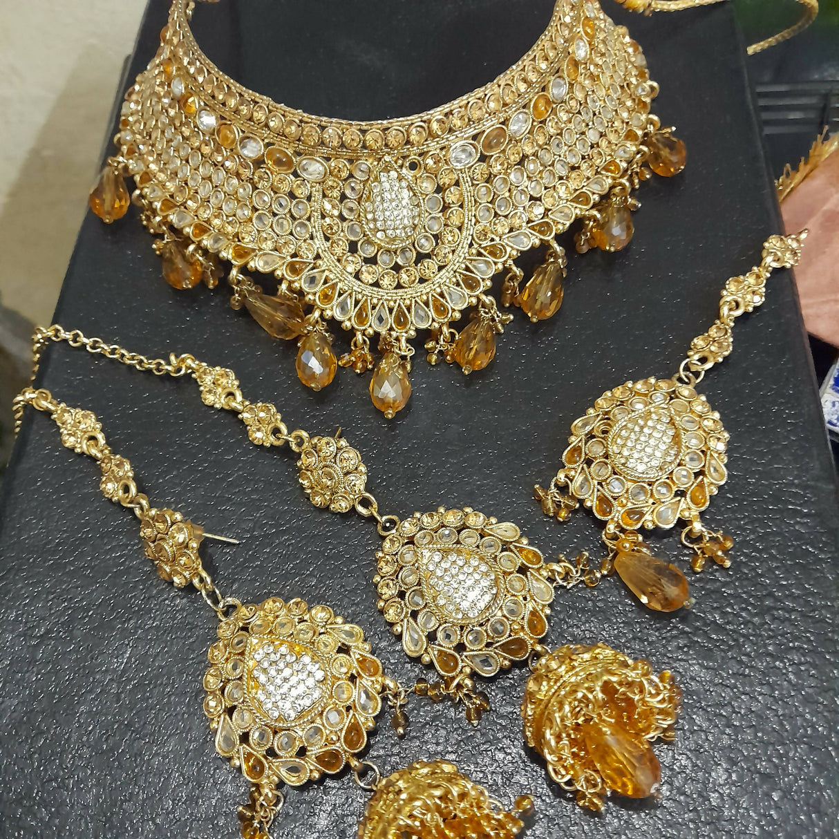 Bridal Collar Jewelry Set | Women Jewelry | Worn Once