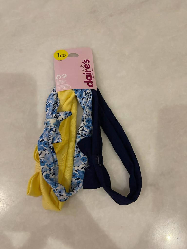 کلیئر کی | 3 ہیڈ بینڈ | لڑکی کے ہیڈ بینڈ اور بالوں کے لوازمات | بالکل نیا