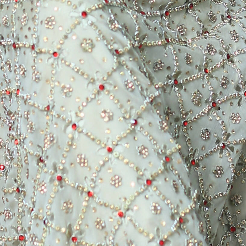 Off White Long Formal Maxi | Women Formals | Medium | Worn Once