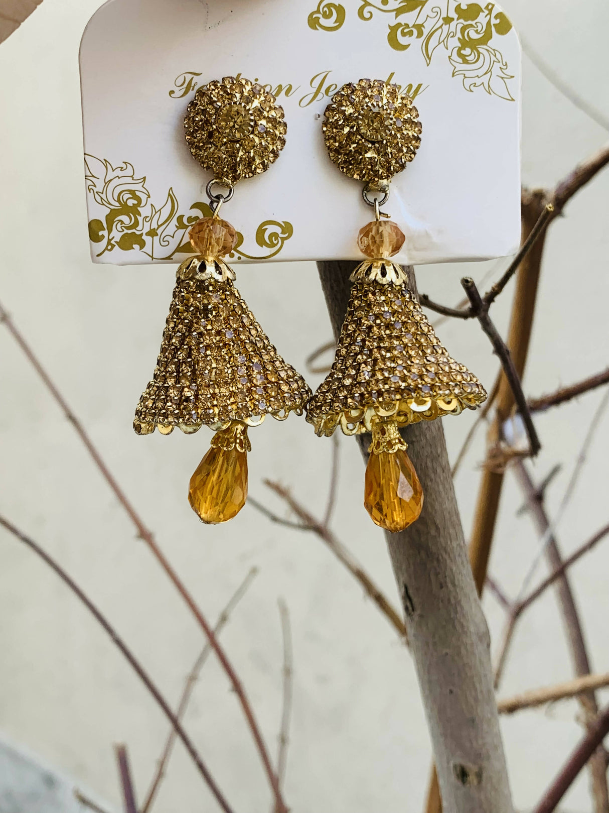 Golden Jhumkas | Women Jewelry | New