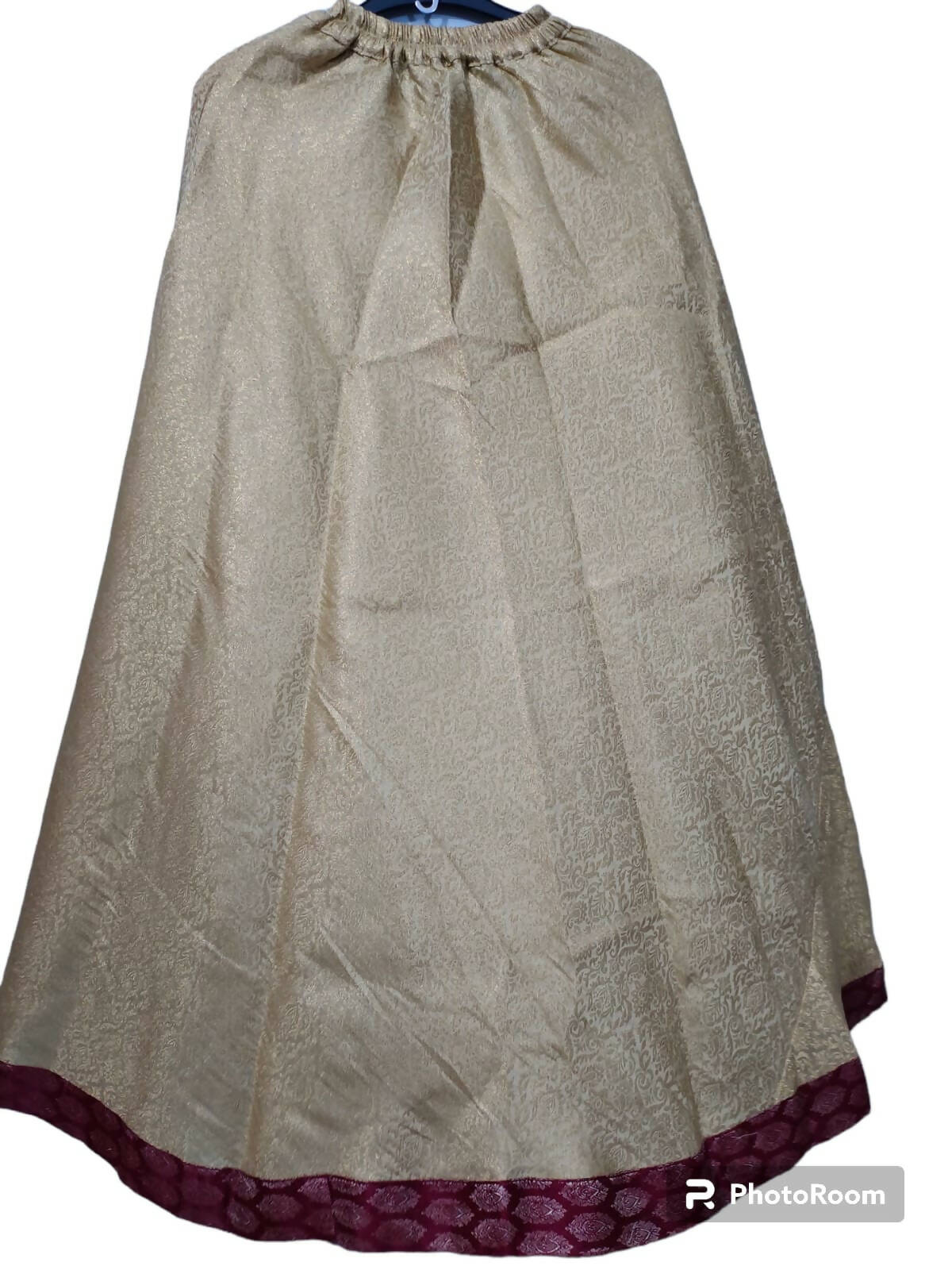 Golden & Maroon Lehnga & Choli 2pcs | Women Formals | Small | Worn Once