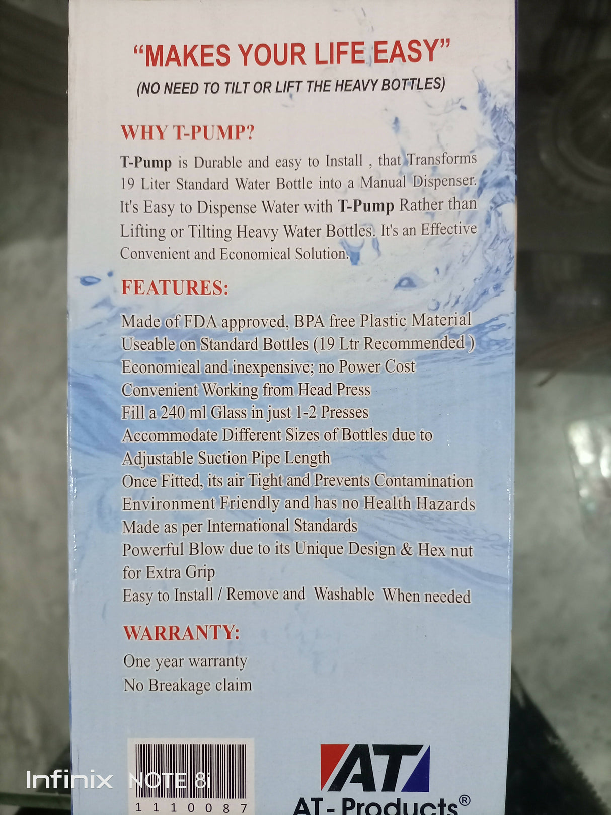 Plastic T. pump | Home & Decor | Kitchen | New