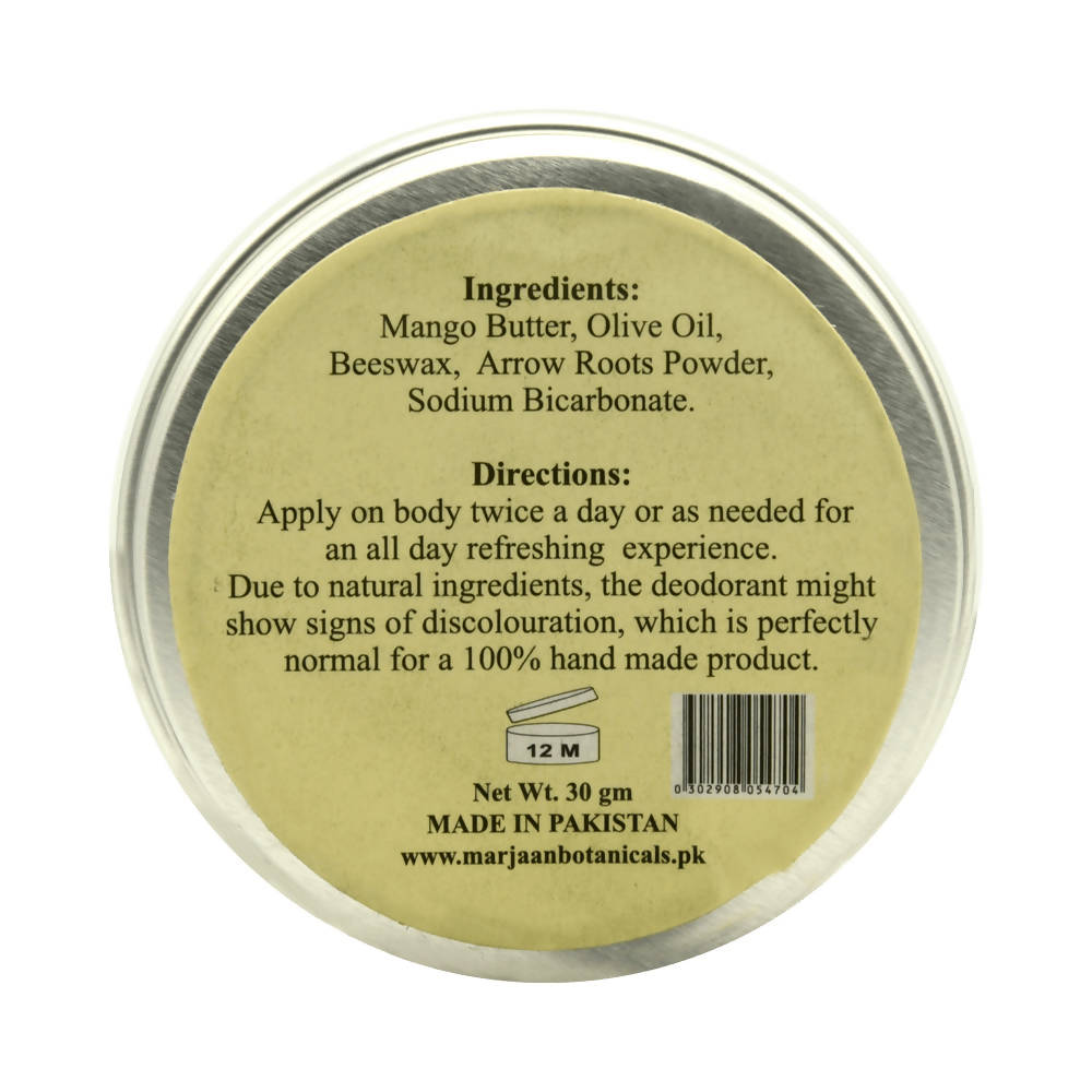 Natural Deodorant (Fragrance Free) | Women Beauty | Fragrances | 30gm | New