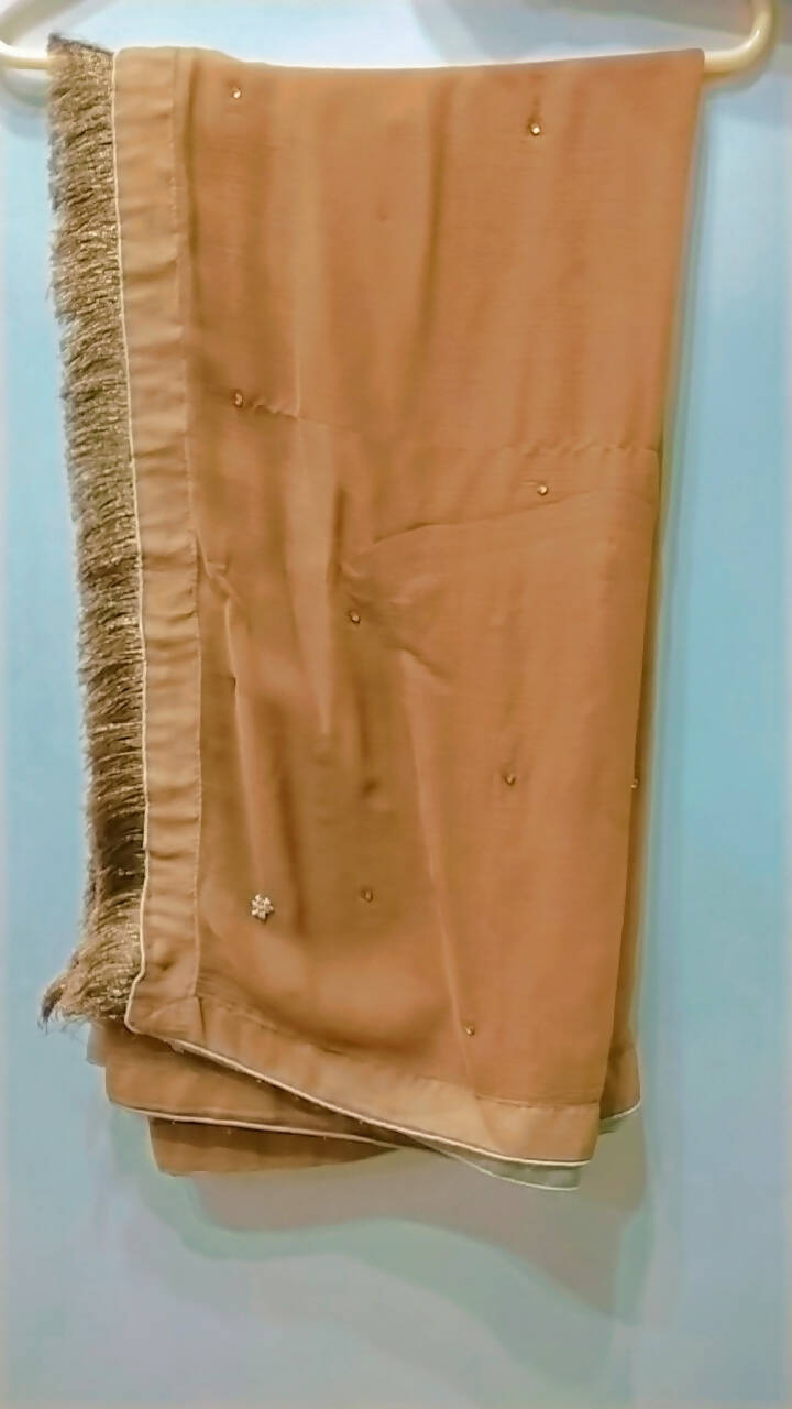 Fully embroidered brown tale frock | Women Frocks & Maxis | Medium | Worn Once