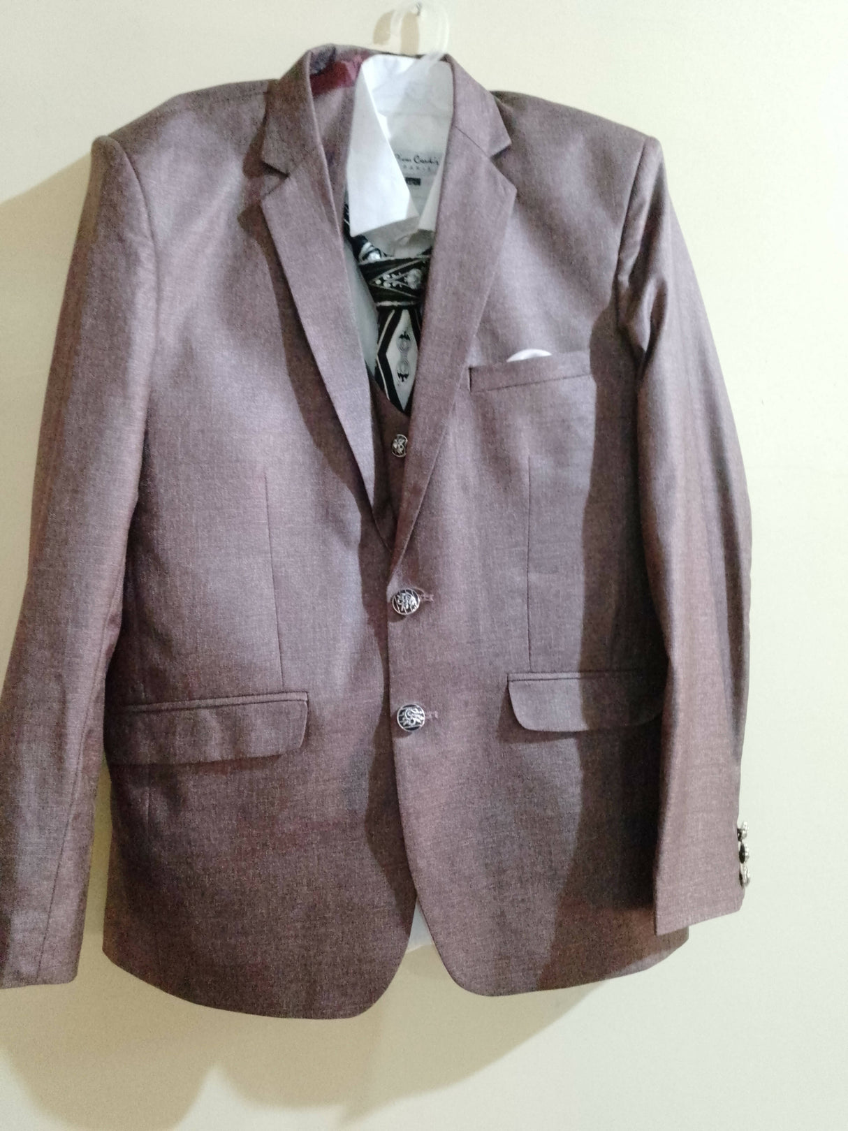 4 PC Shirt Pants Jacket With Tie | Men Shirts & Tops | Men Jackets & Coats | Worn Once