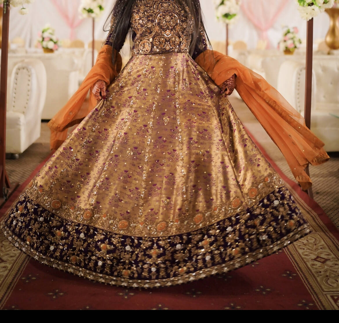 Meena kari Bridal Suit | Festive Fancy Suit | Women Bridals | Small | Worn Once
