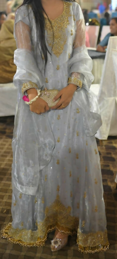 Elegant Tissue Maxi | Women Frocks & Maxis | Medium | Worn Once