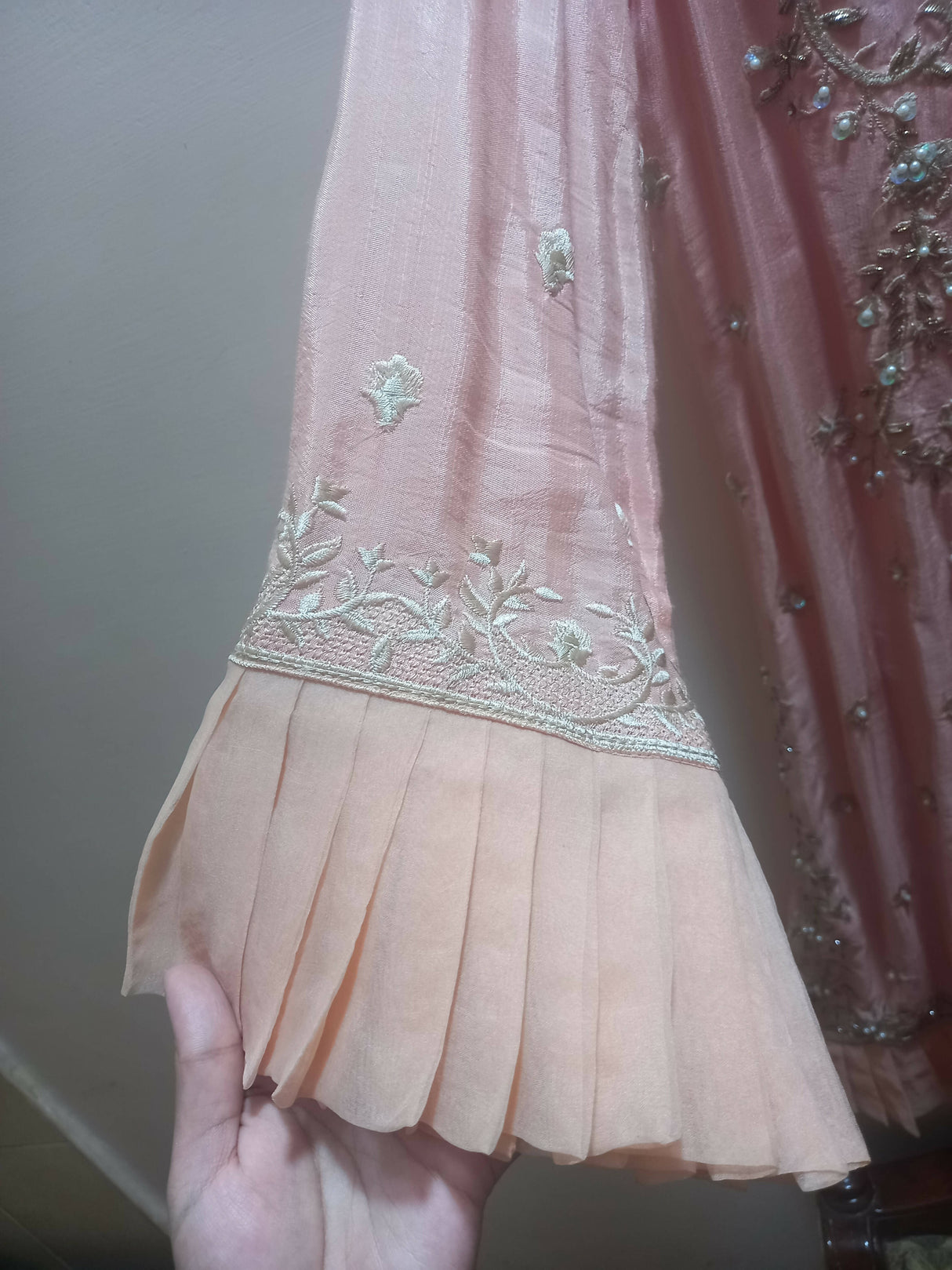 Tea Pink Fancy Suit | Women Locally Made Formals | Small | Preloved