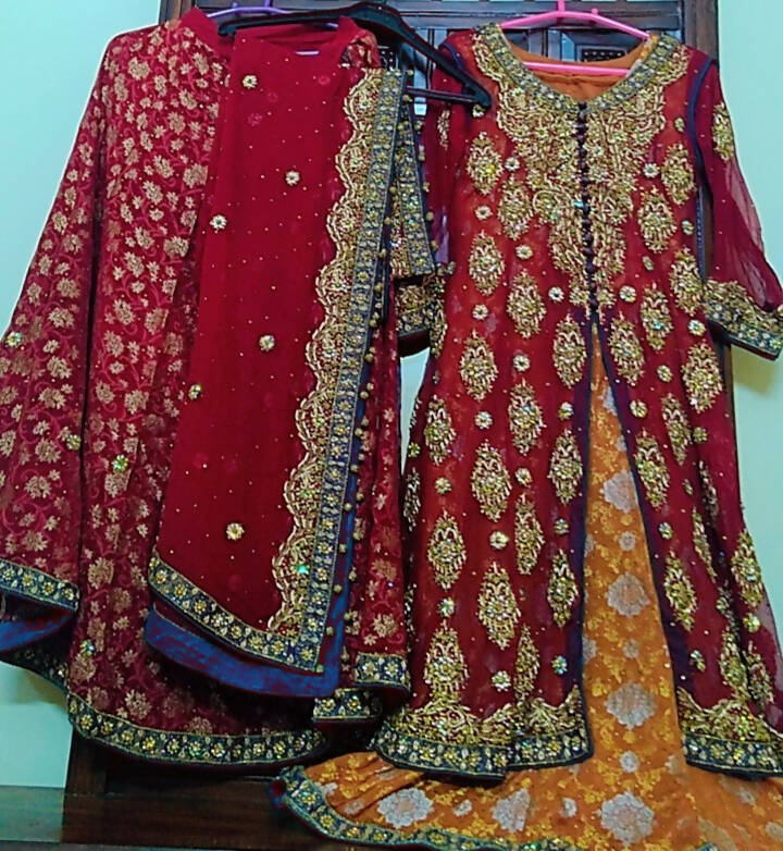 Red Festive Barat lehnga | Women Bridals | Worn Once
