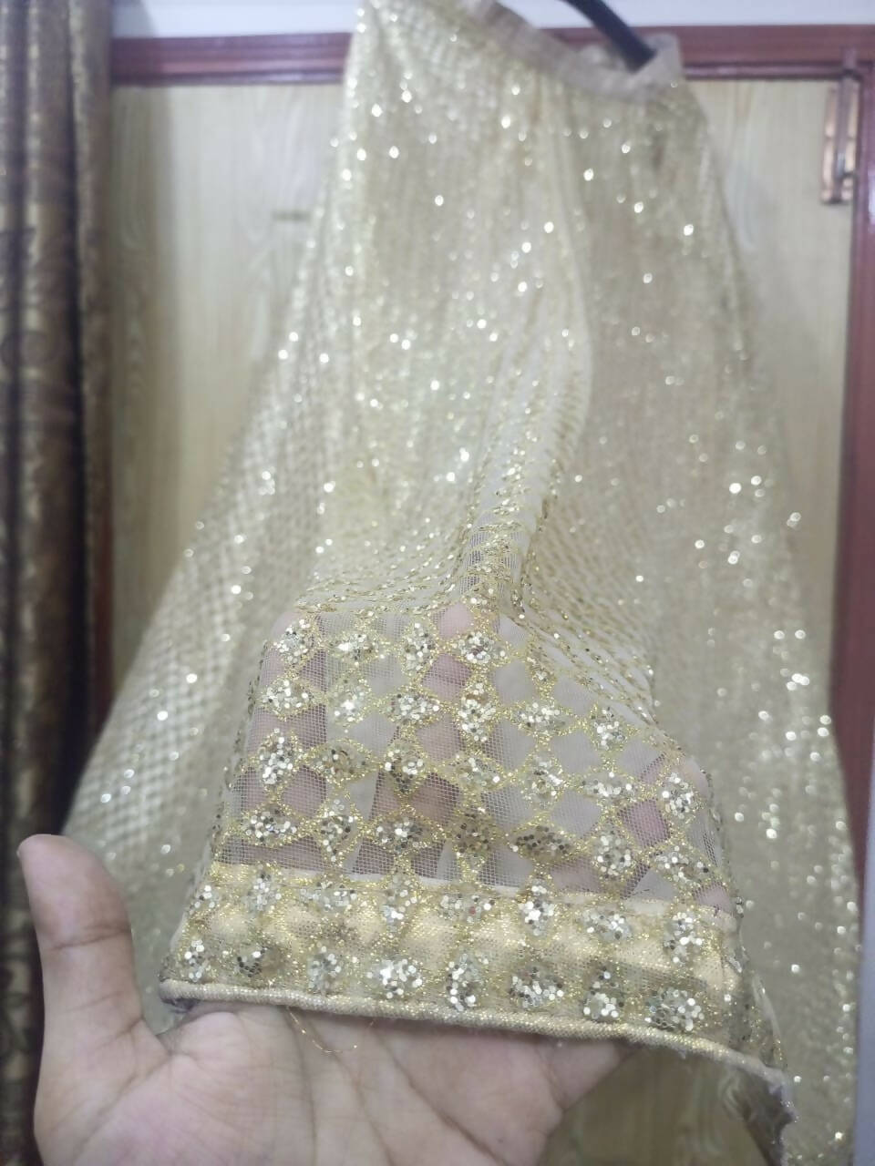 Sharara Hand Embroidery 3 PC| Women Locally Made Formals | Medium | Worn Once