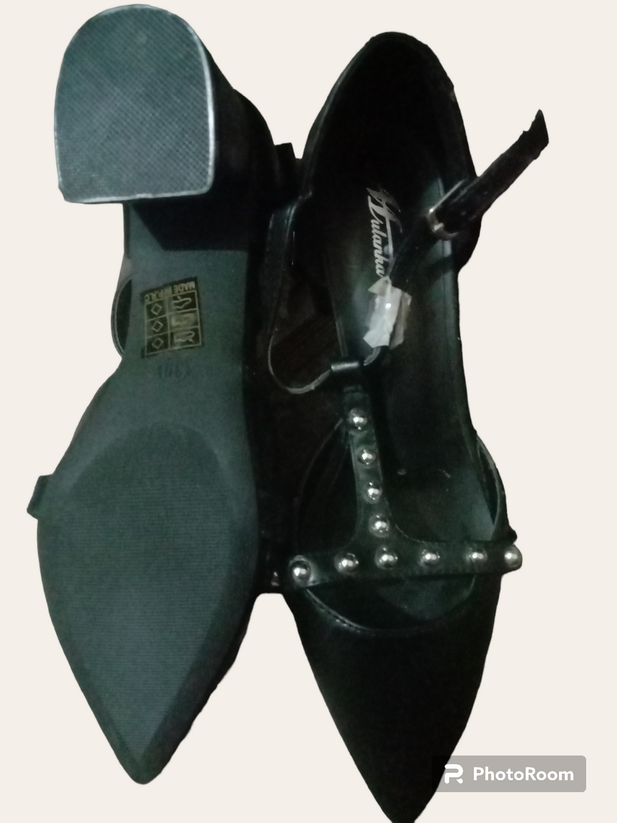 Imported Black Shoes | Women Shoes | Heels | Size: 39 | New