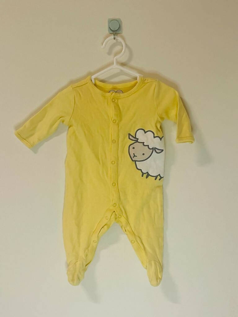 Childrens Place | Yellow Onesie | Baby Bodysuits & Onesies | Newborn Size | Preloved