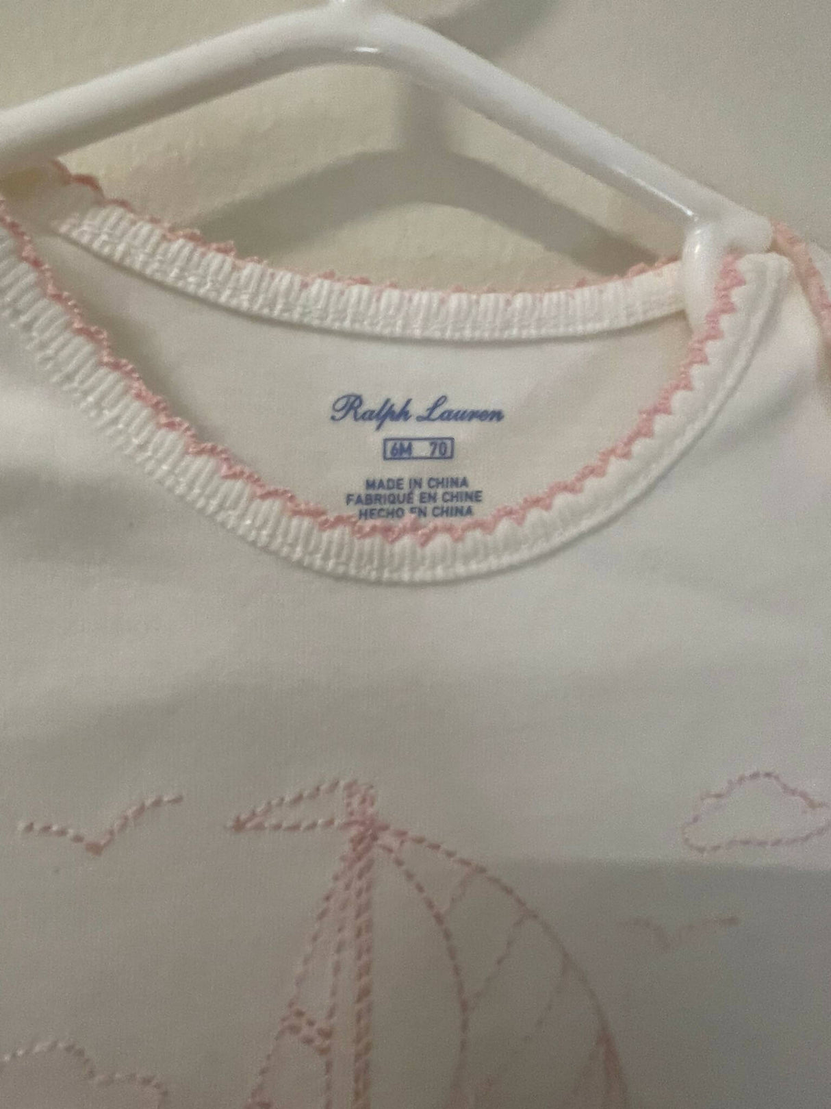 Ralph Lauren | White Onesies | Baby Bodysuits & Onesies | Size: 6 months | Preloved
