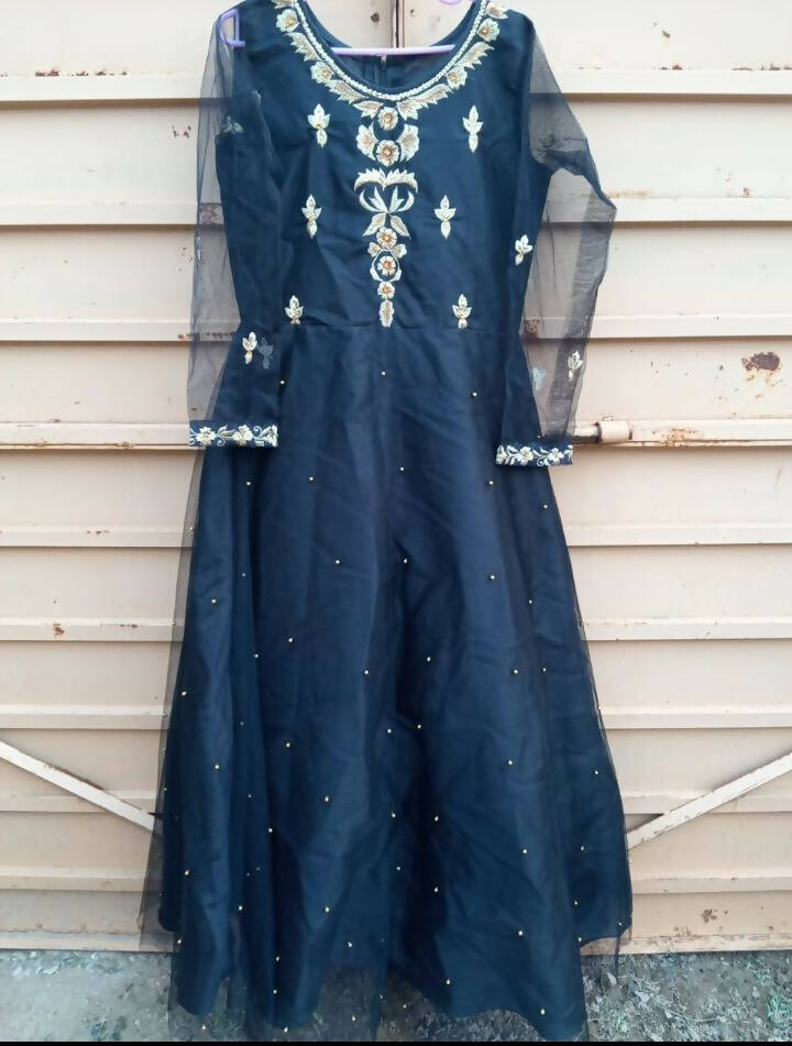 Black Long Maxi (Size: M )| Women Frocks & Maxis | New