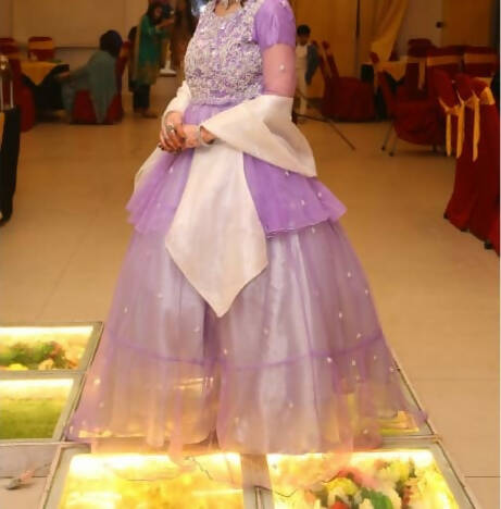 Purple Shirt peplum lehnga | Women Locally Made Formals | Medium | Worn Once