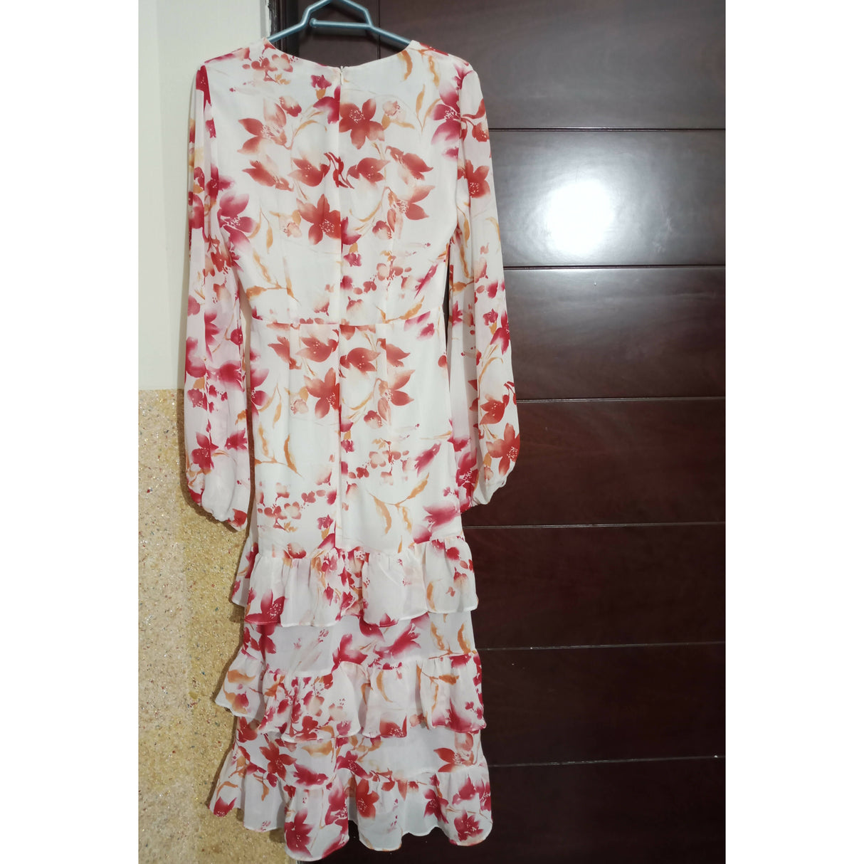 Lulus | White Floral Frock | Women Frocks & Maxis | X Small | Preloved