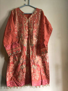 Sana Safinaz | Muzlin collection 3 piece | Women Branded Formals | Worn Once
