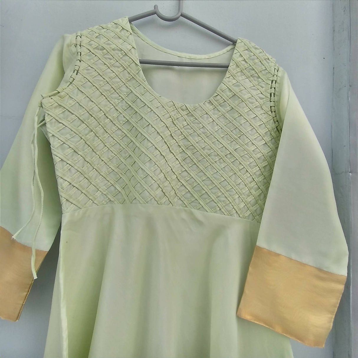 Beautiful Raw Silk Frock | Women Frocks & Maxis | Small | New