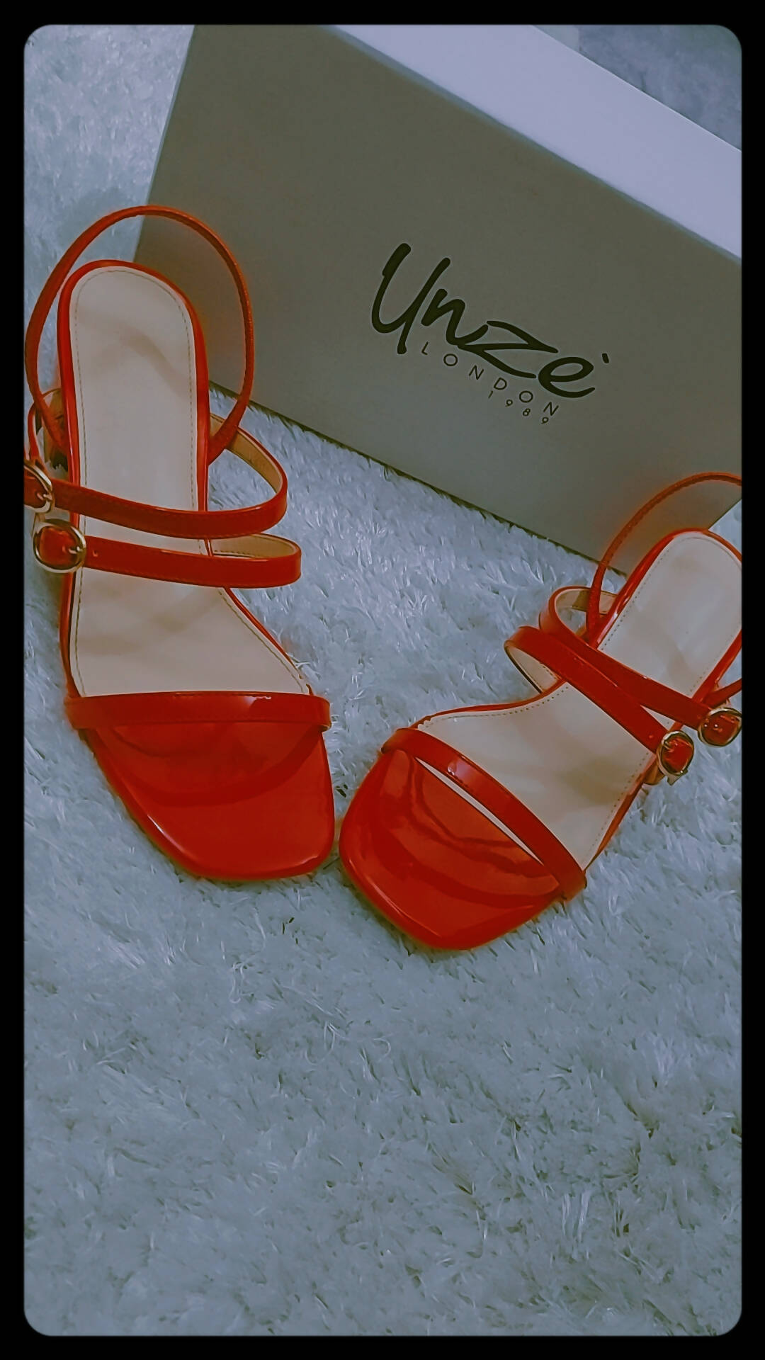 Unze London Red Heels | Women Shoes | Size 39 | Worn Once