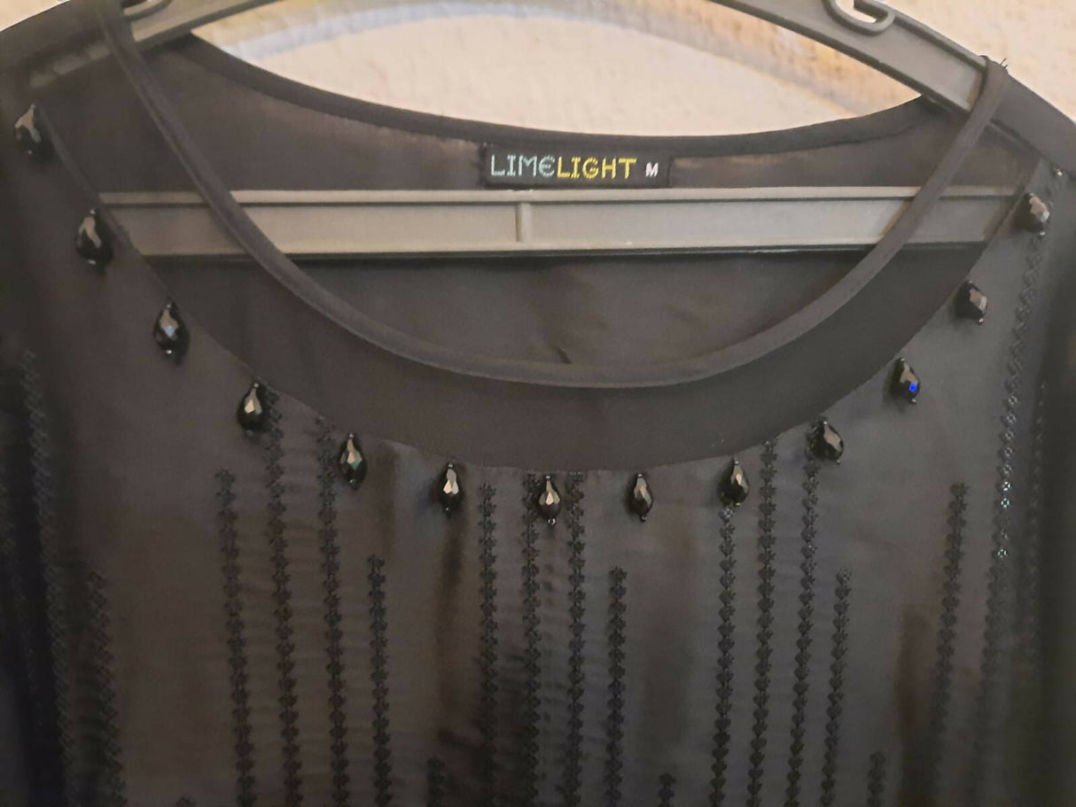 Limelight | Black Silk Kurta | Women Branded Kurta | Medium | Worn Once