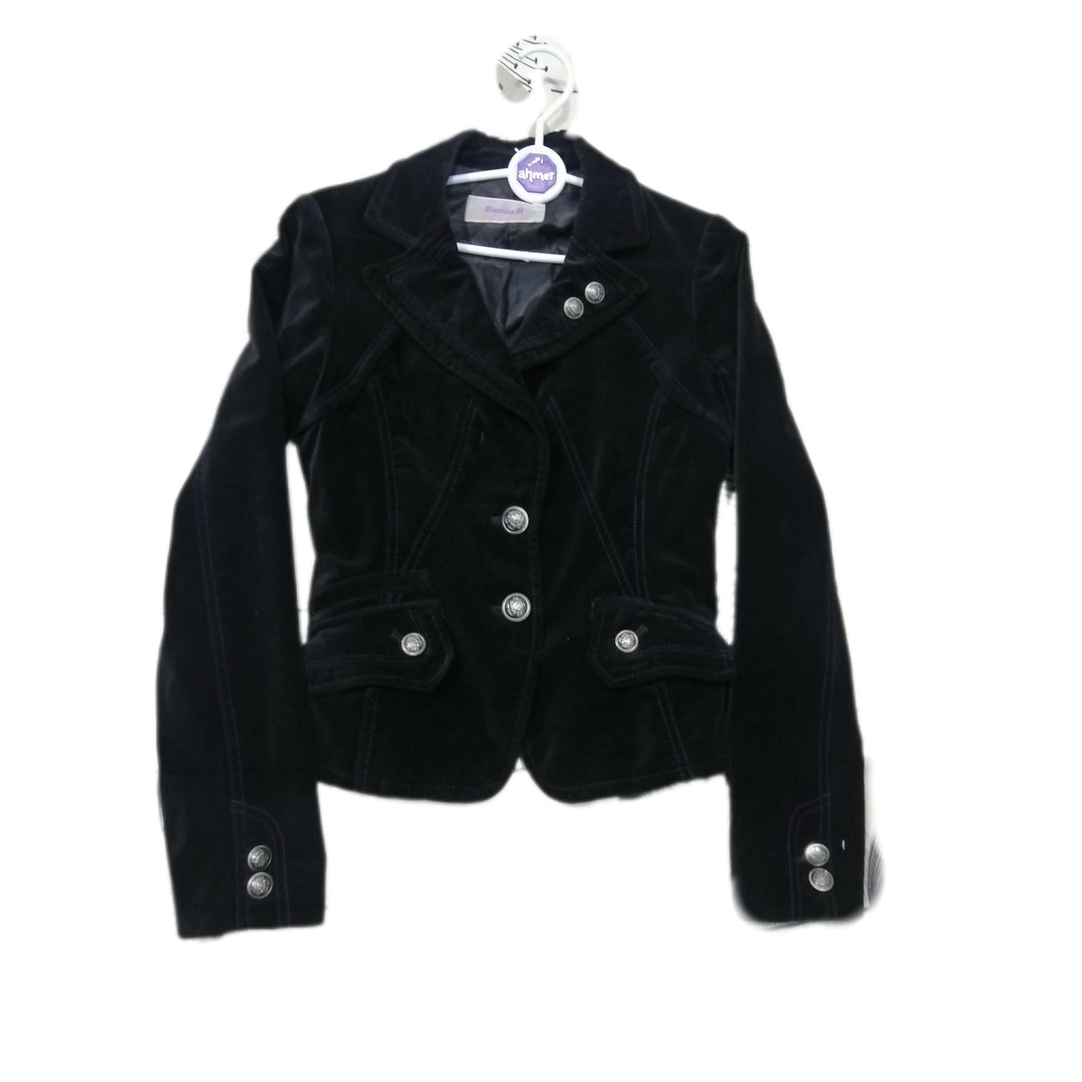 Black Girls Jacket | Kids | Girls Tops & Shirts | Kids Winter | 8 to 10 Yrs | Worn Once