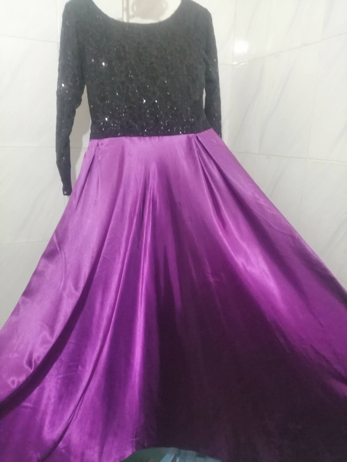 Long Silk Maxi | Women Frocks & Maxis | Small | Worn Once