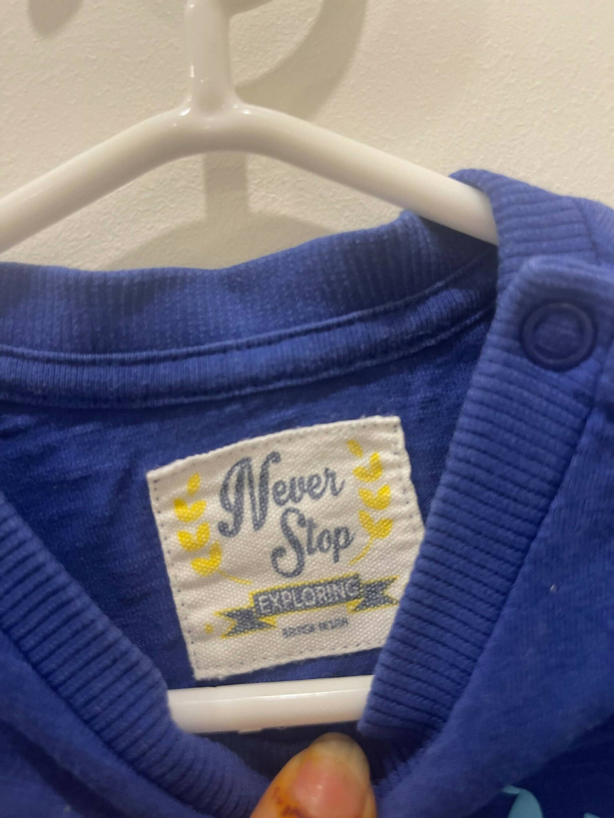 Mothercare | Blue Shirt (6-9 months) | Boys Tops & Shirts | Preloved