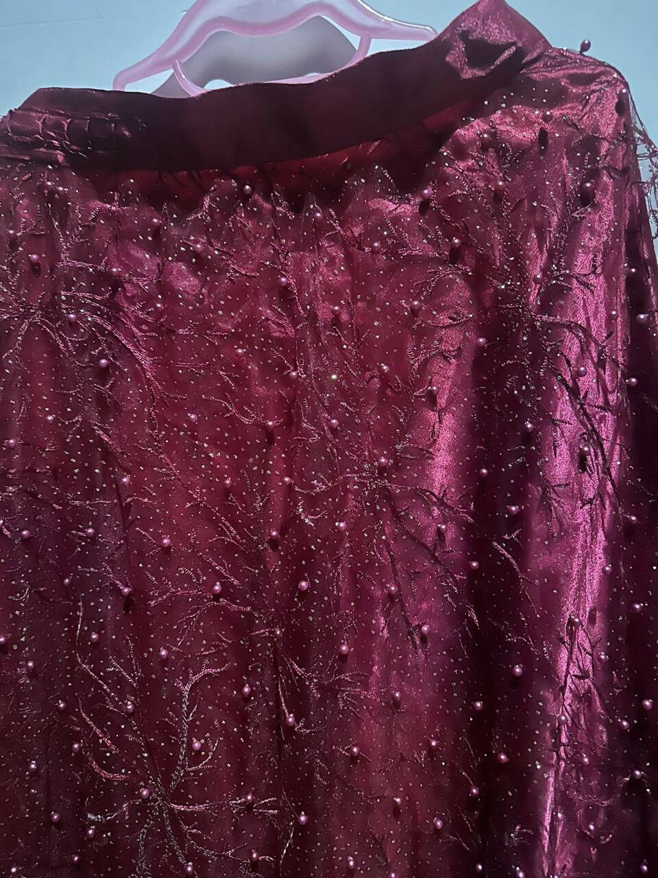 Stylish Red Lehnga | Women Locally Made Formals | Small | Preloved