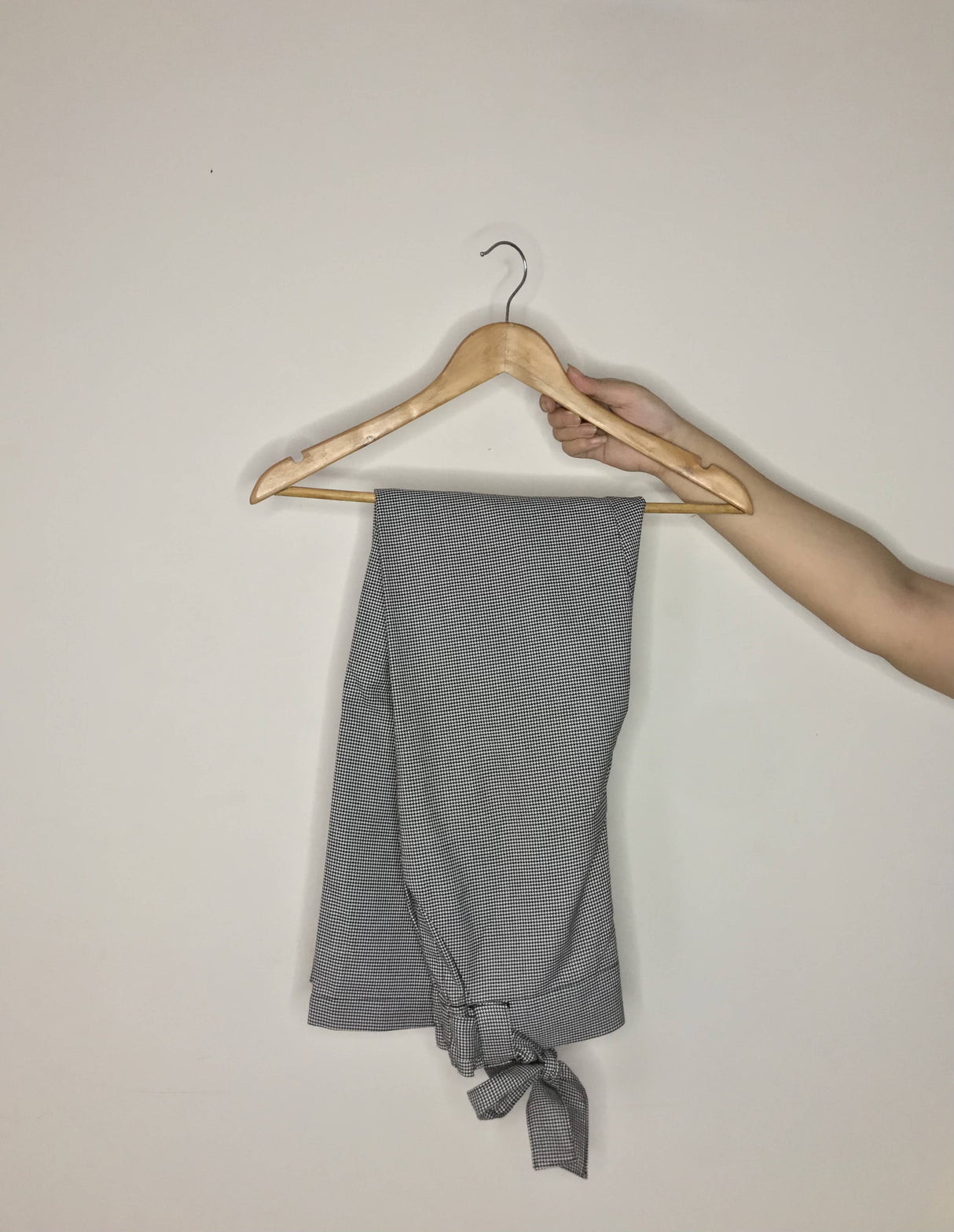 Mango | High-rise Houndstooth Trousers | Women Bottoms & Pants | Small | New