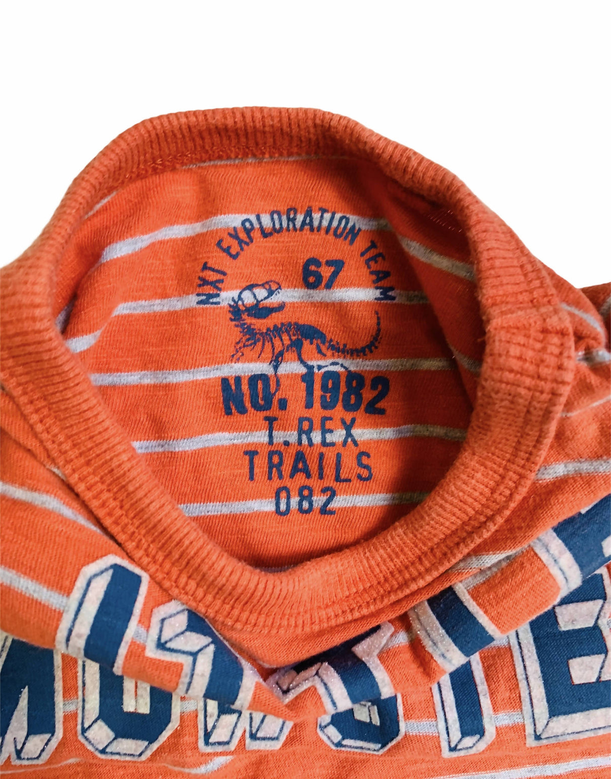 Next | Orange Long Sleeve T-shirt | Size 6-9 monts | Baby Boy | Preloved