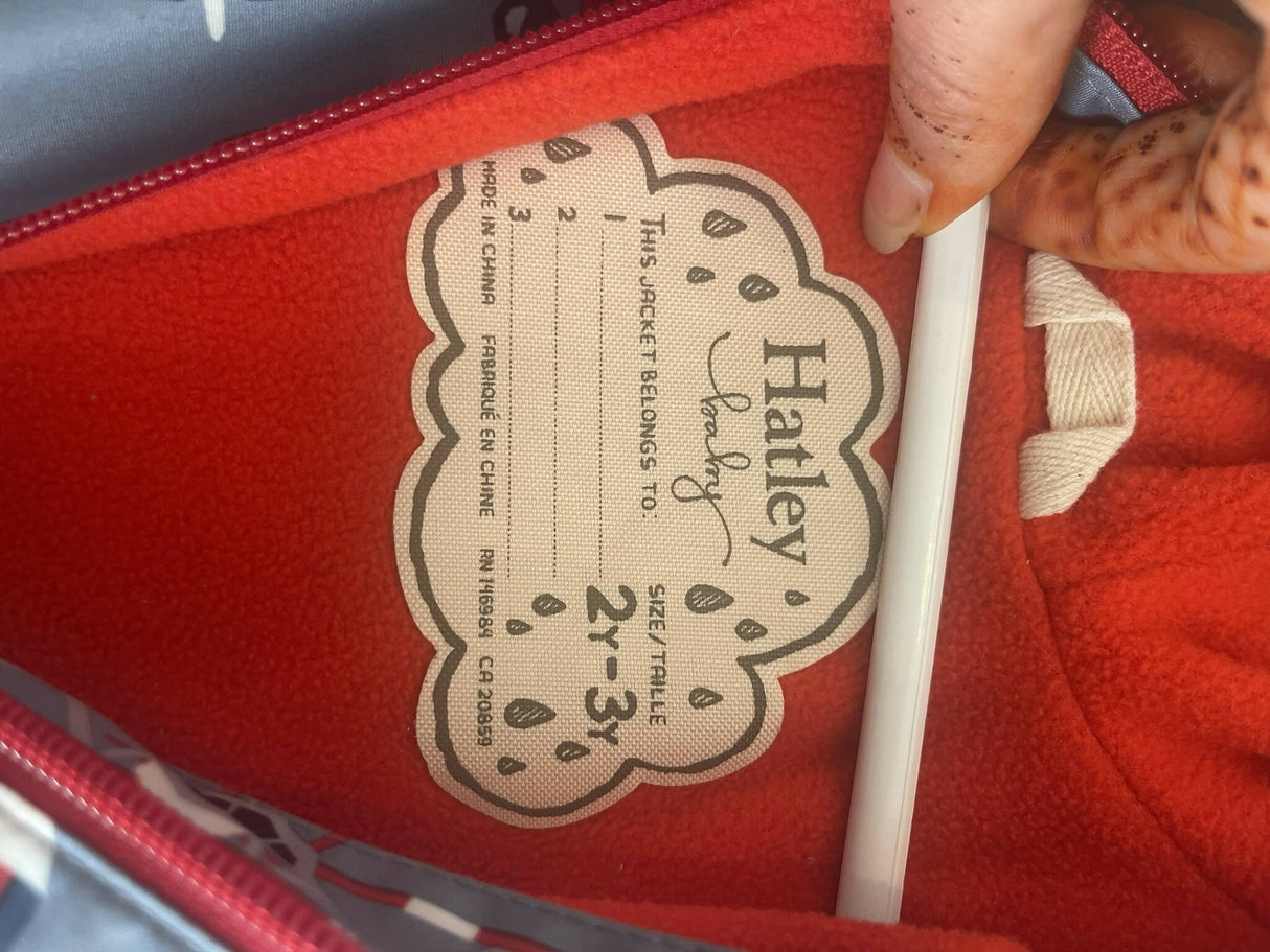 Hatley | Grey Rainjacket | Kids Winter | Size: 2-3 Yrs | Preloved